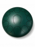 Глюкофон барабан Zani 13 тонов 30 см, изумрудный